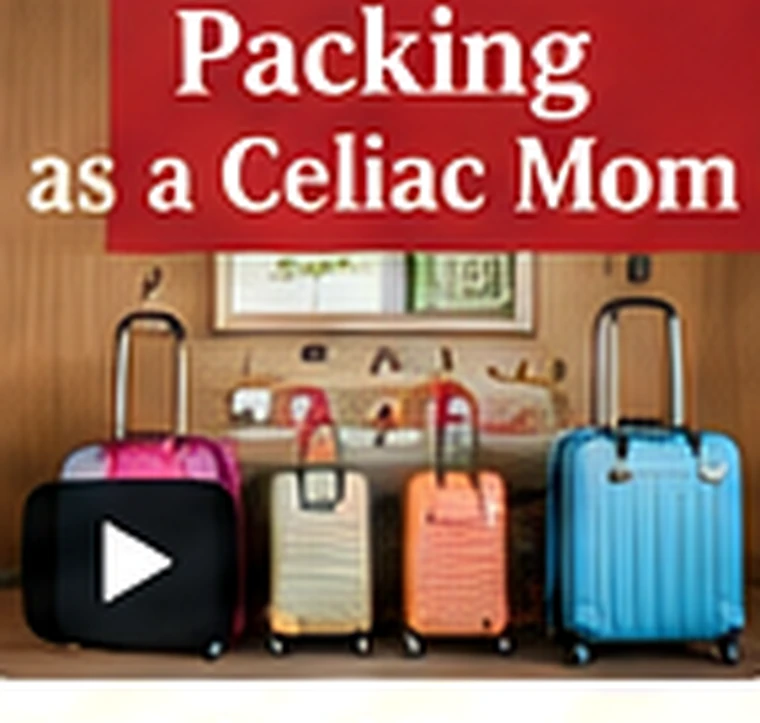 Illustrative packing for a gluten-free family trip